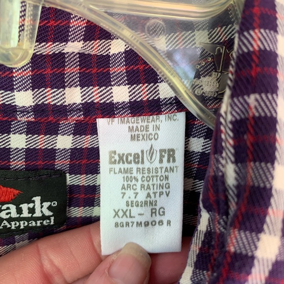 Bulwark Excel Flame Resistant Protective Apparel Men’s Long Sleeve Size XXL Men - Picture 6 of 11